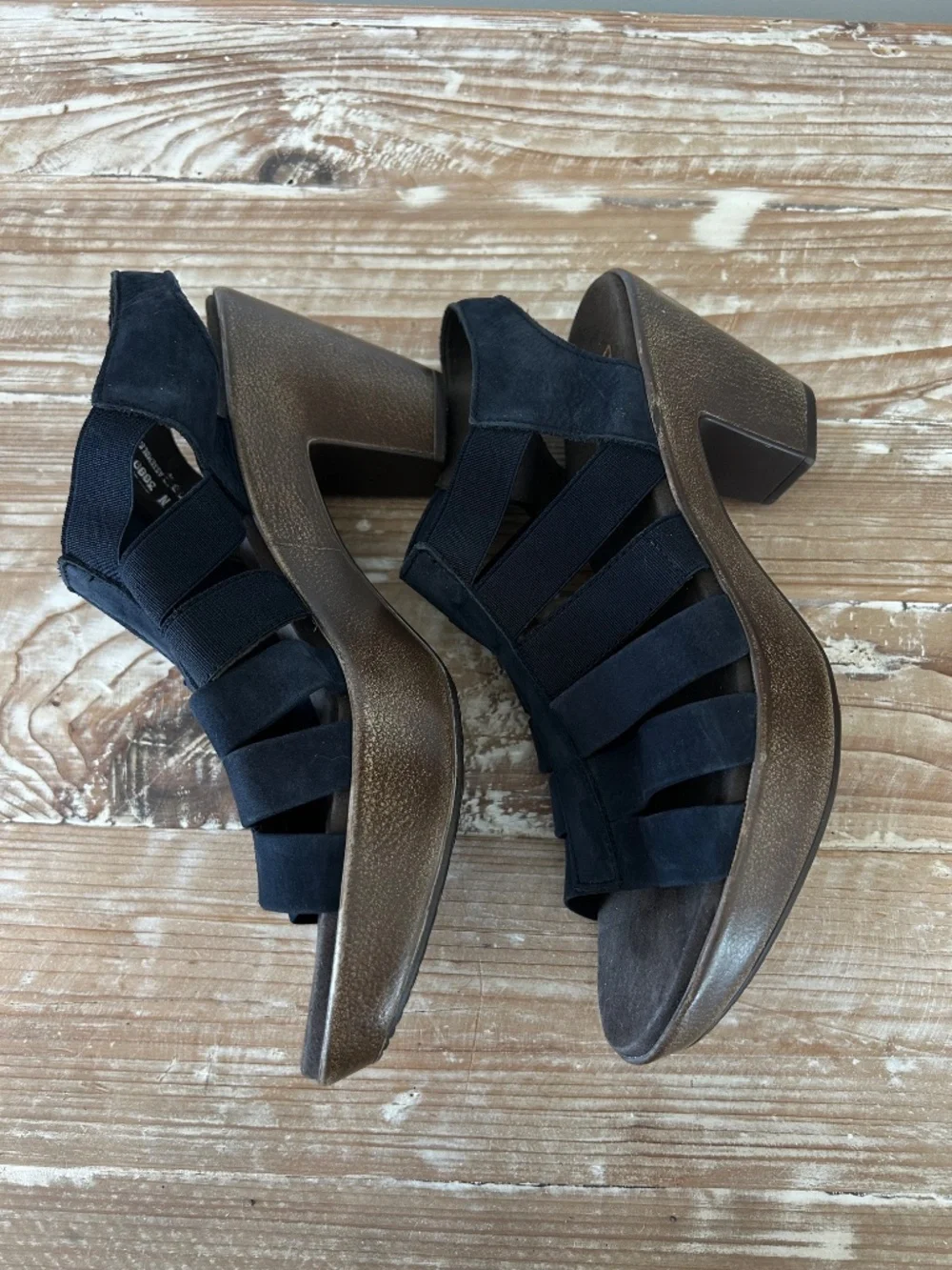 NWOB Munro Cookie Slingback Sandals in Navy Sz 9.5 N